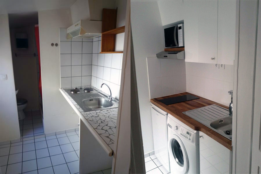 Faubourg St Denis, studio 22m2